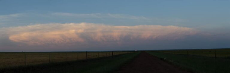Storms to my east at Sunset in the Texas Panhandle