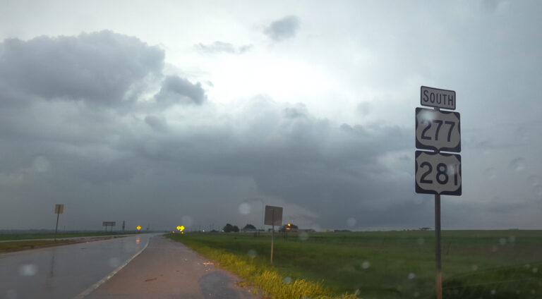 Junk storms near Walters